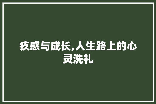 疚感与成长,人生路上的心灵洗礼