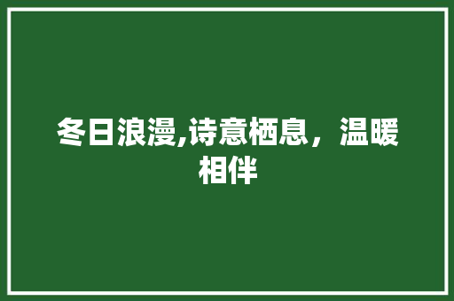 冬日浪漫,诗意栖息，温暖相伴