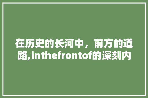 在历史的长河中，前方的道路,inthefrontof的深刻内涵与启示